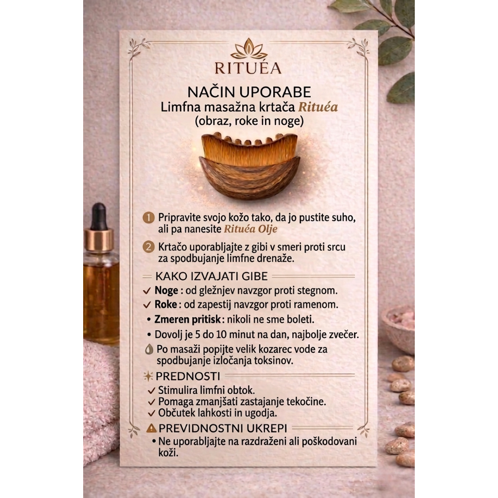 Rituéa | Krtača za limfno masažo