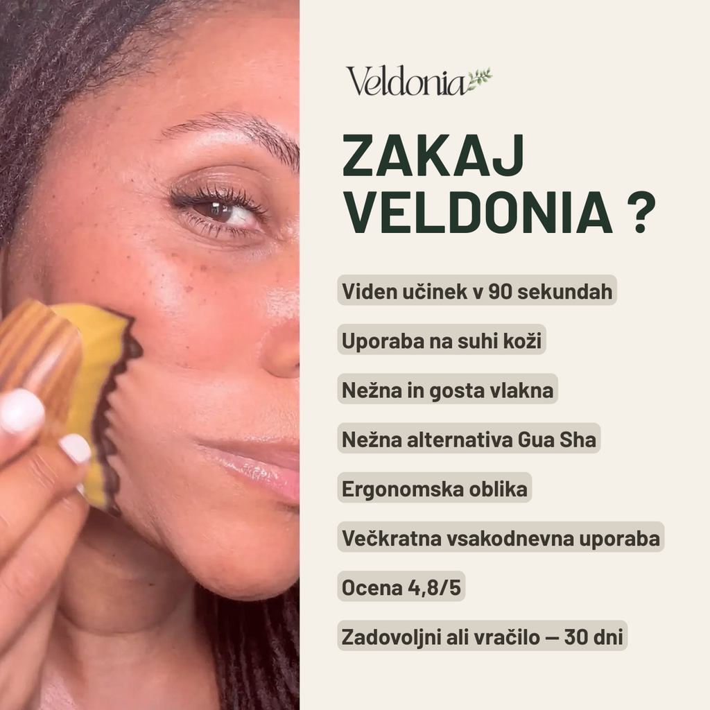 Veldonia | Ščetka za limfno masažo obraza